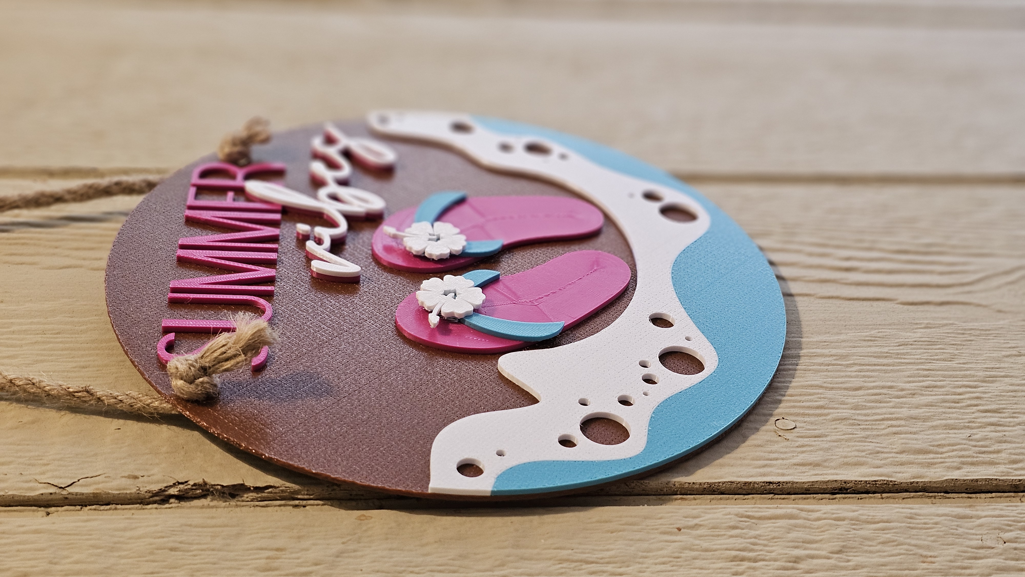 Decorative Craft Sign - 3D printed home decor sign